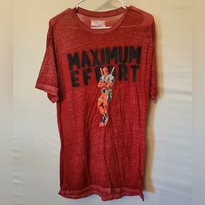 Deadpool Maximum Effort Nightshirt Size Small